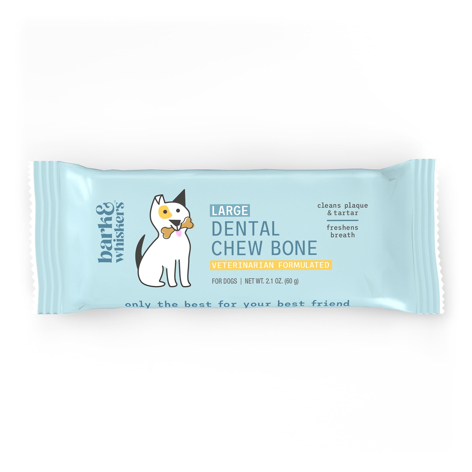Dr Mercola dental chew bones packaging front highlighting gluten-free and GMO-free