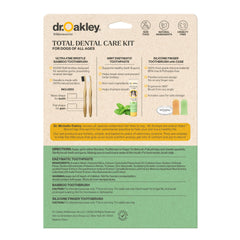 Dr. Oakley silicone finger toothbrush demonstrates comfortable cleaning for dogs.