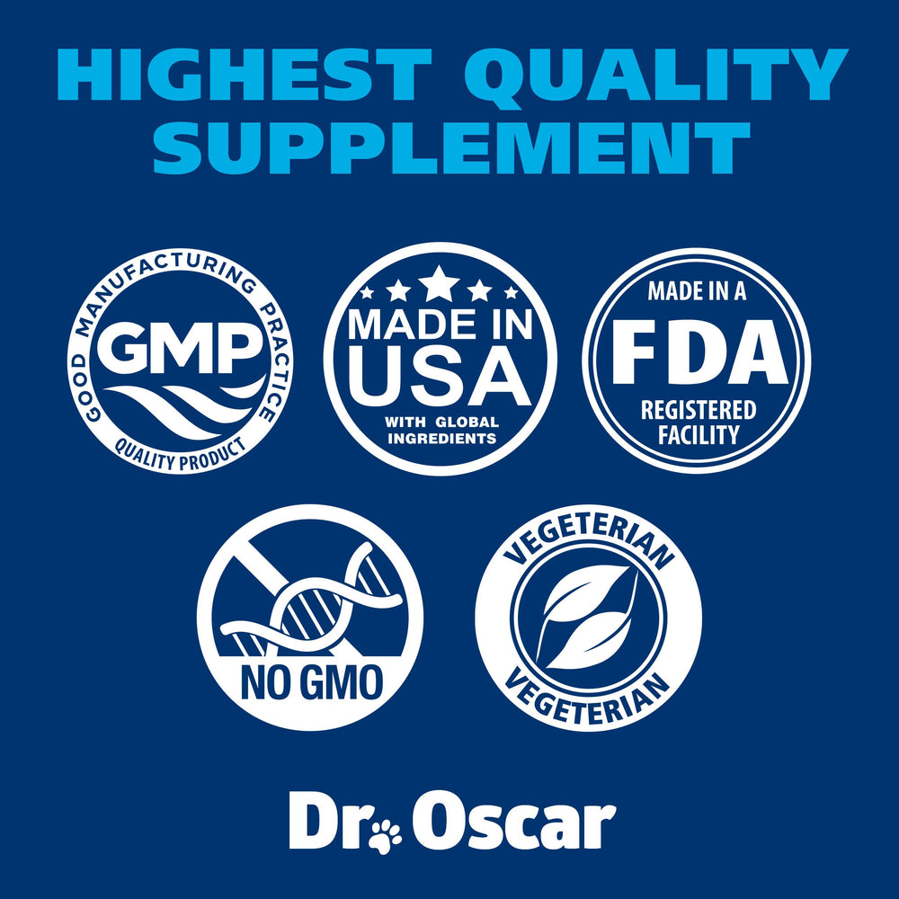 Dr. Oscar non-GMO ingredients showcase for trust and quality.