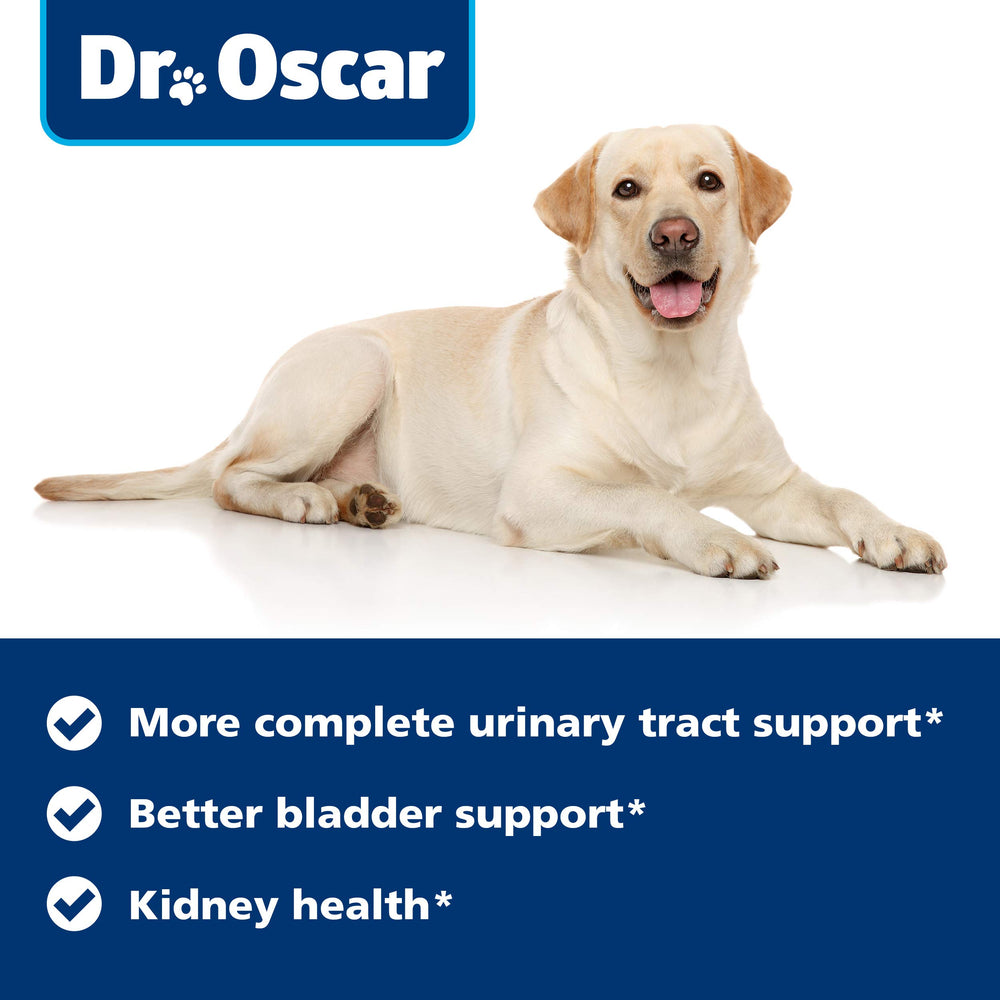 Dr Oscar non-GMO label and cGMP facility highlighting quality ingredients