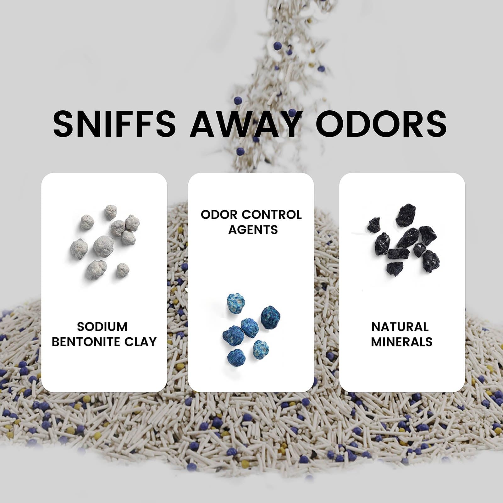 Dr. PawPaw tofu litter natural tofu scent enhances room freshness.