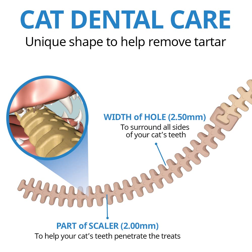 DR.PETRA CATZZLE sticks closeup reveals textured chew for healthy chewing