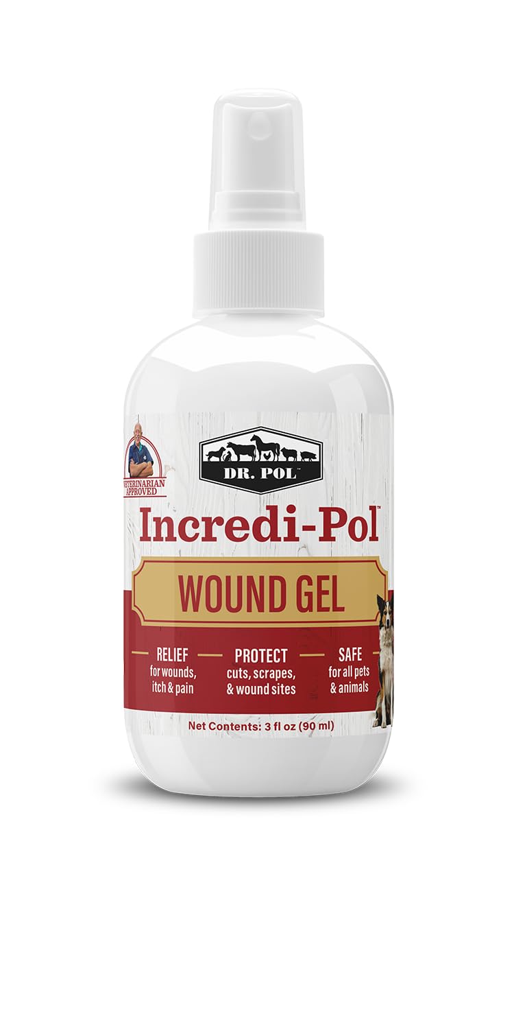 Dr. Pol Incredi-Pol Wound Gel forms a protective barrier on skin to keep debris out