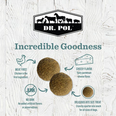 Dr. Pol training biscuits for puppies and dogs, great for mid-day toppers and rewards