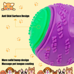 DragonflyDreams dog ball 2-5in red designed for durable play.