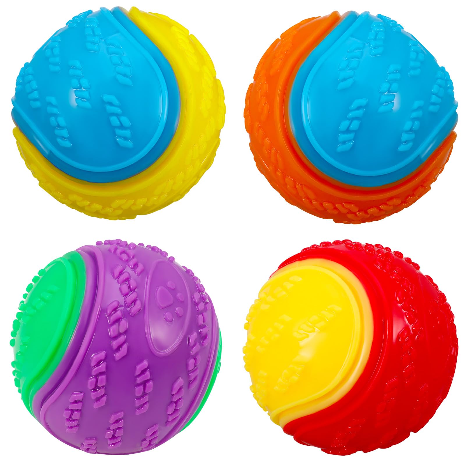 DragonflyDreams dog ball dental-texture supports chewing-friendly surface