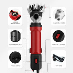 Dragro Sheep Clippers 600W speed dial with 6 adjustable speeds
