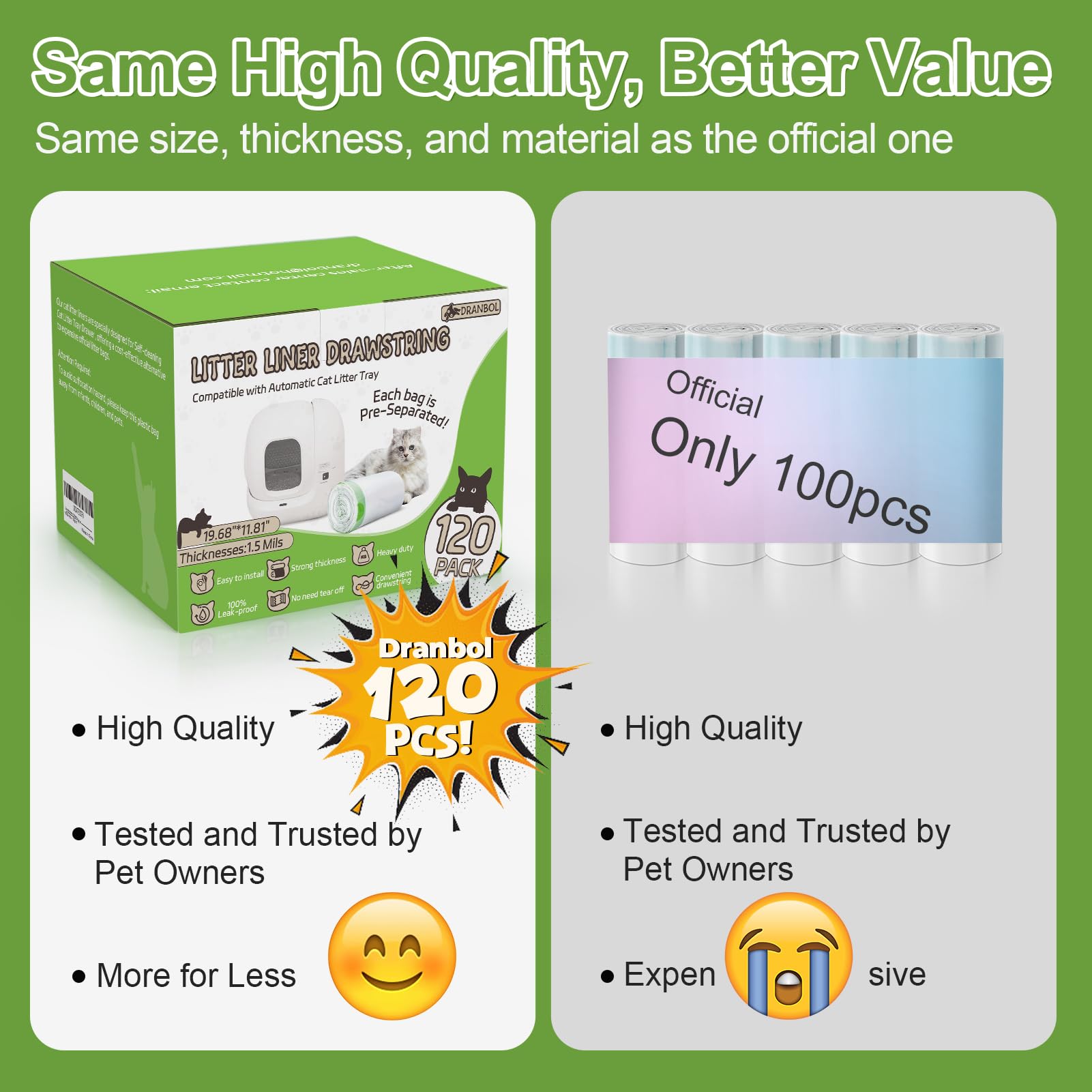 Dranbol is compatible with Pura Max and X machines for seamless integration.