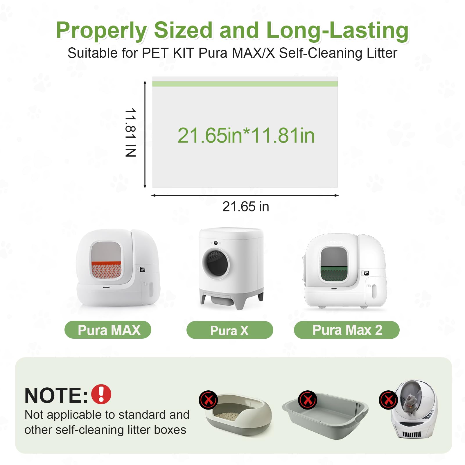 Dranbol leak-proof liners help contain odors during disposal.