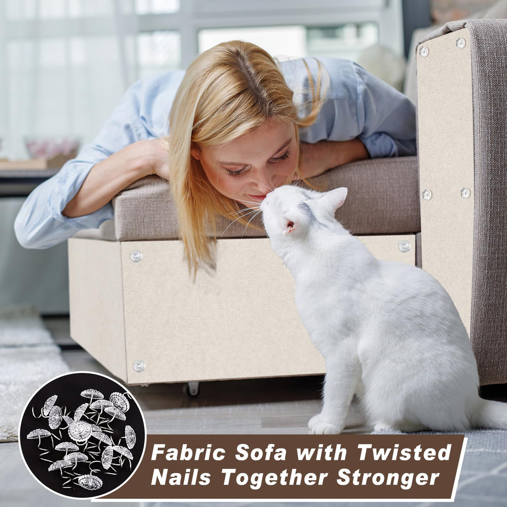 Close-up of Draupnir Cat Scratching Mat felt texture highlighting durability