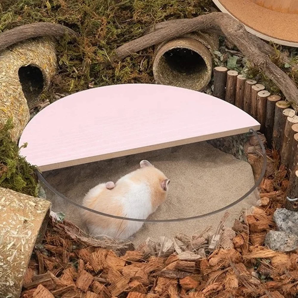 DR.DUDU 6-6lb hamster sand keeps pets supplied between baths.