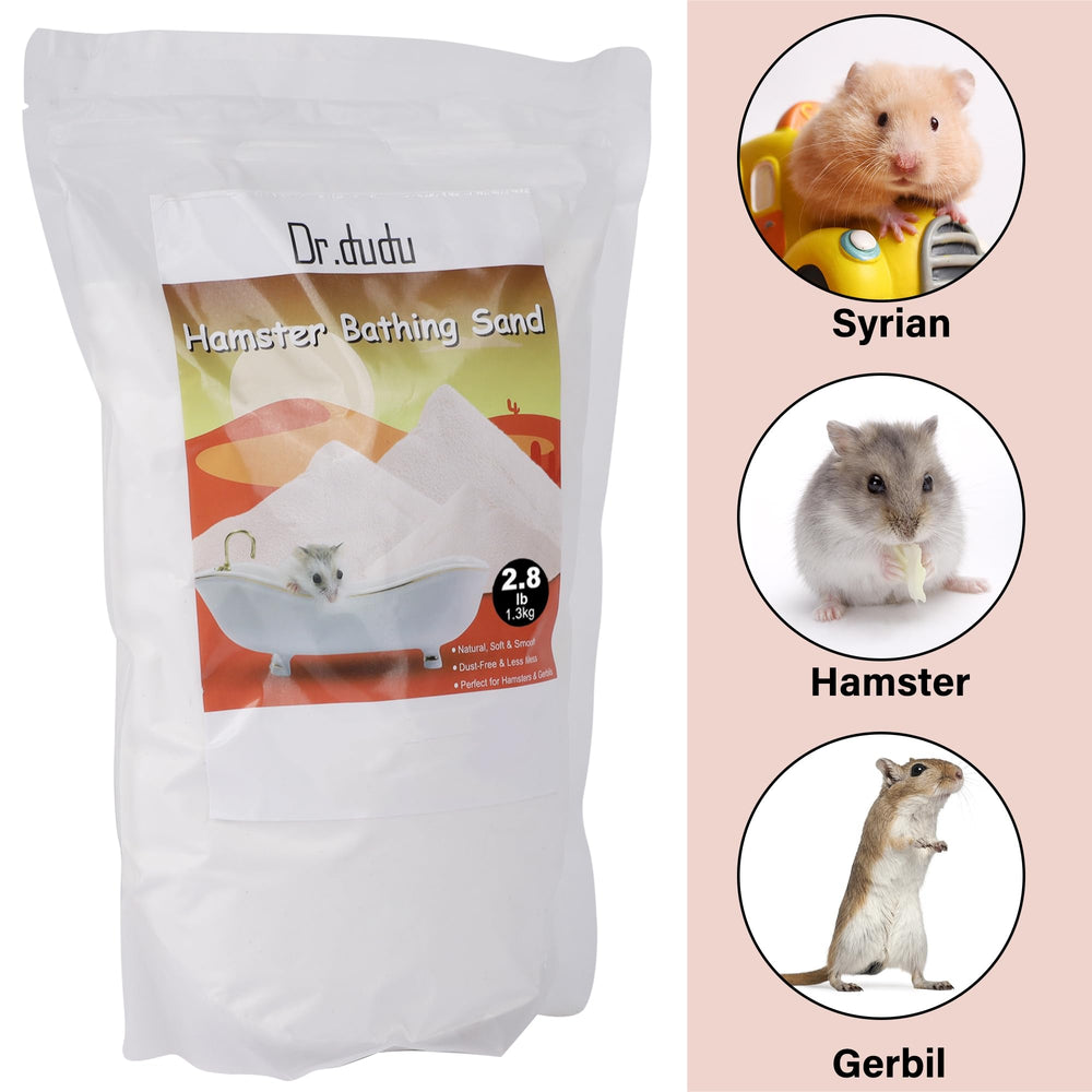 DR.DUDU hamster bath sand bag open with desert sand for grooming