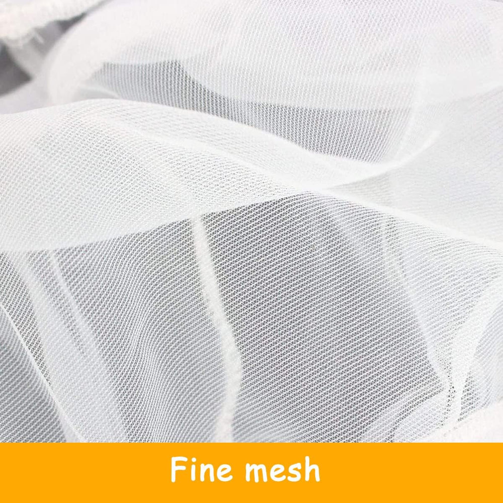 DreamAug breathable mesh cage cover promotes ventilation while containing debris around the cage.
