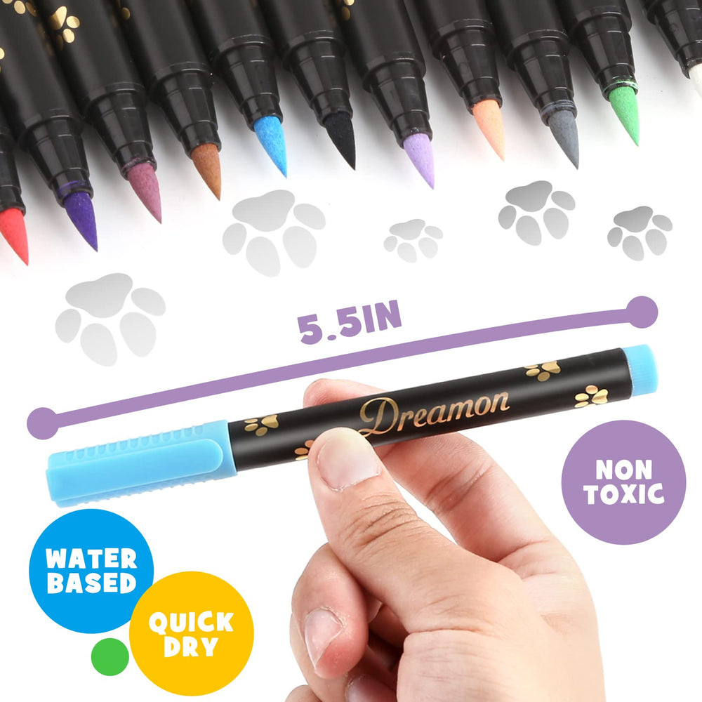 Dreamon dog nail polish pen quick-dry 30-second drying for speedy grooming.