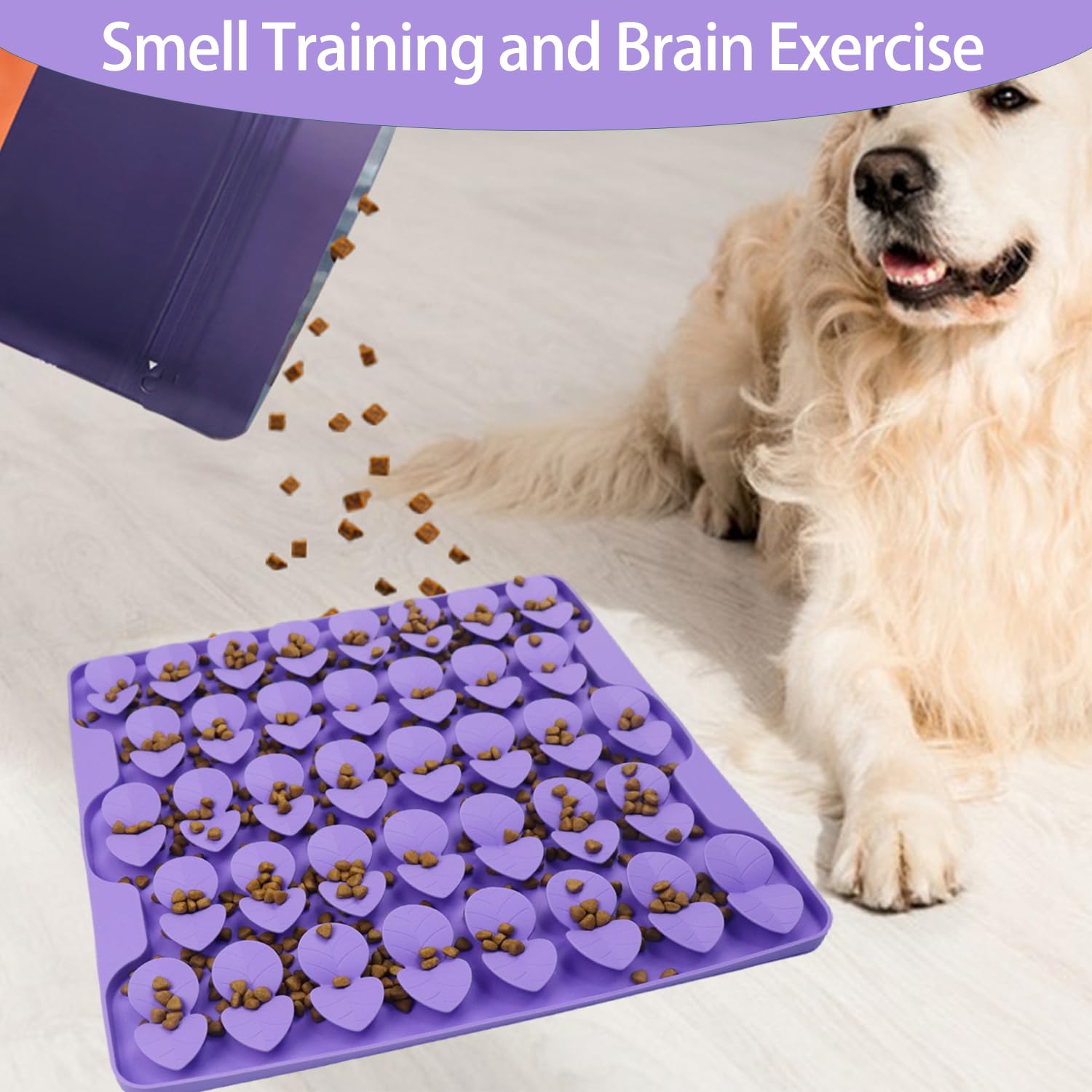 Drescu snuffle mat is dishwasher-safe and easy to clean.