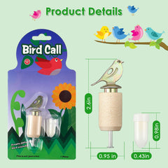 Dreyoo Bird Whistle zinc-alloy body close-up showing durable bright tone for outdoors.