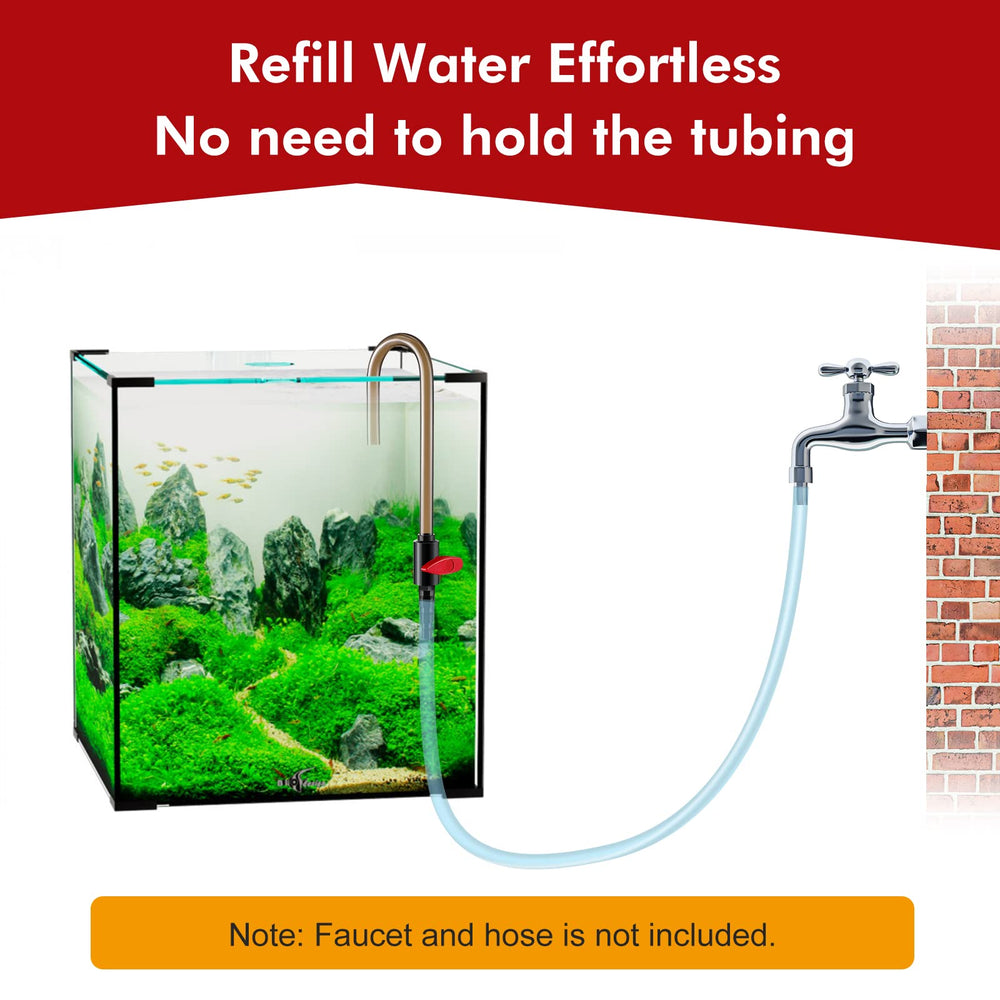Dreyoo cambiador de agua con interruptor de flujo para controlar caudal