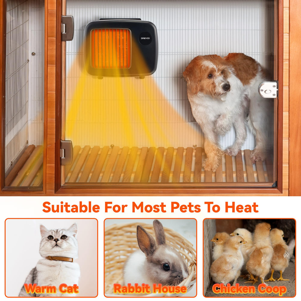 Dreyoo wide applications cover dog houses, chicken coops, and rabbit hutches.