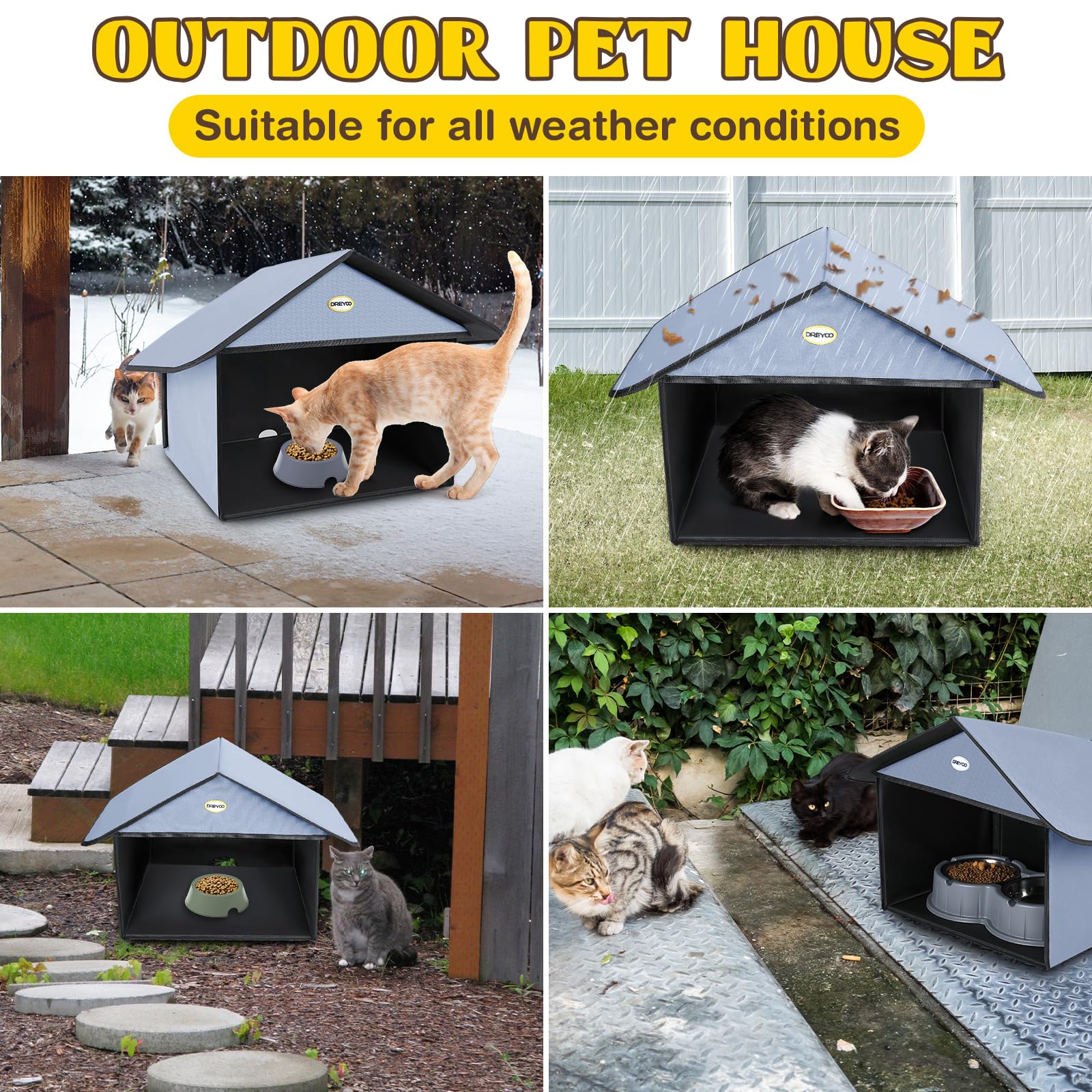 Dreyoo durable oxford material and density board for long-lasting outdoor use.