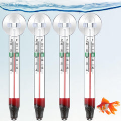 Dreyoo floating thermometer package with four units for easy tank monitoring