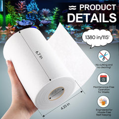 Dreyoo fleece roll extended length for longer maintenance intervals