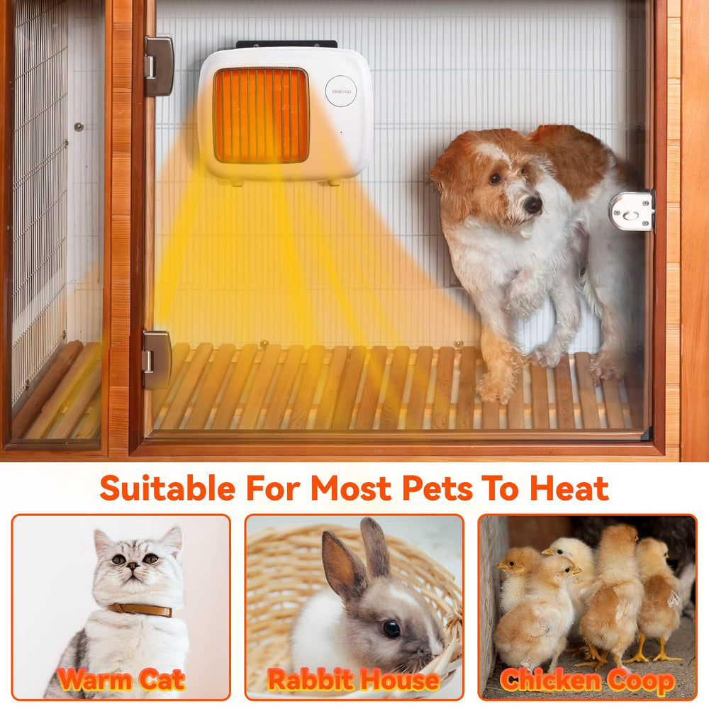 Dreyoo ROHS UL certified heater emphasizes safe, certified warmth.