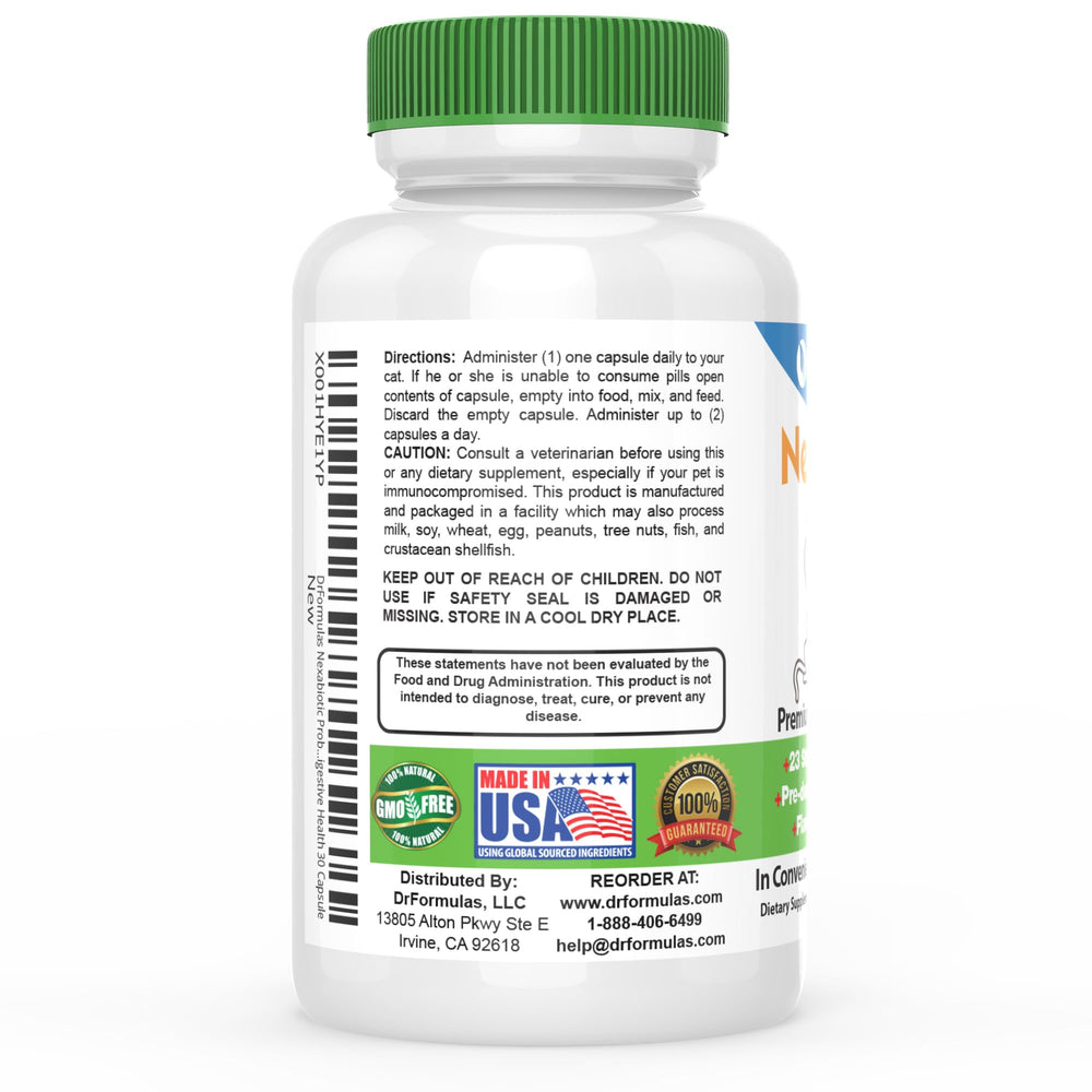 DrFormulas Nexabiotic Cats powder mixed into food showcases convenient administration