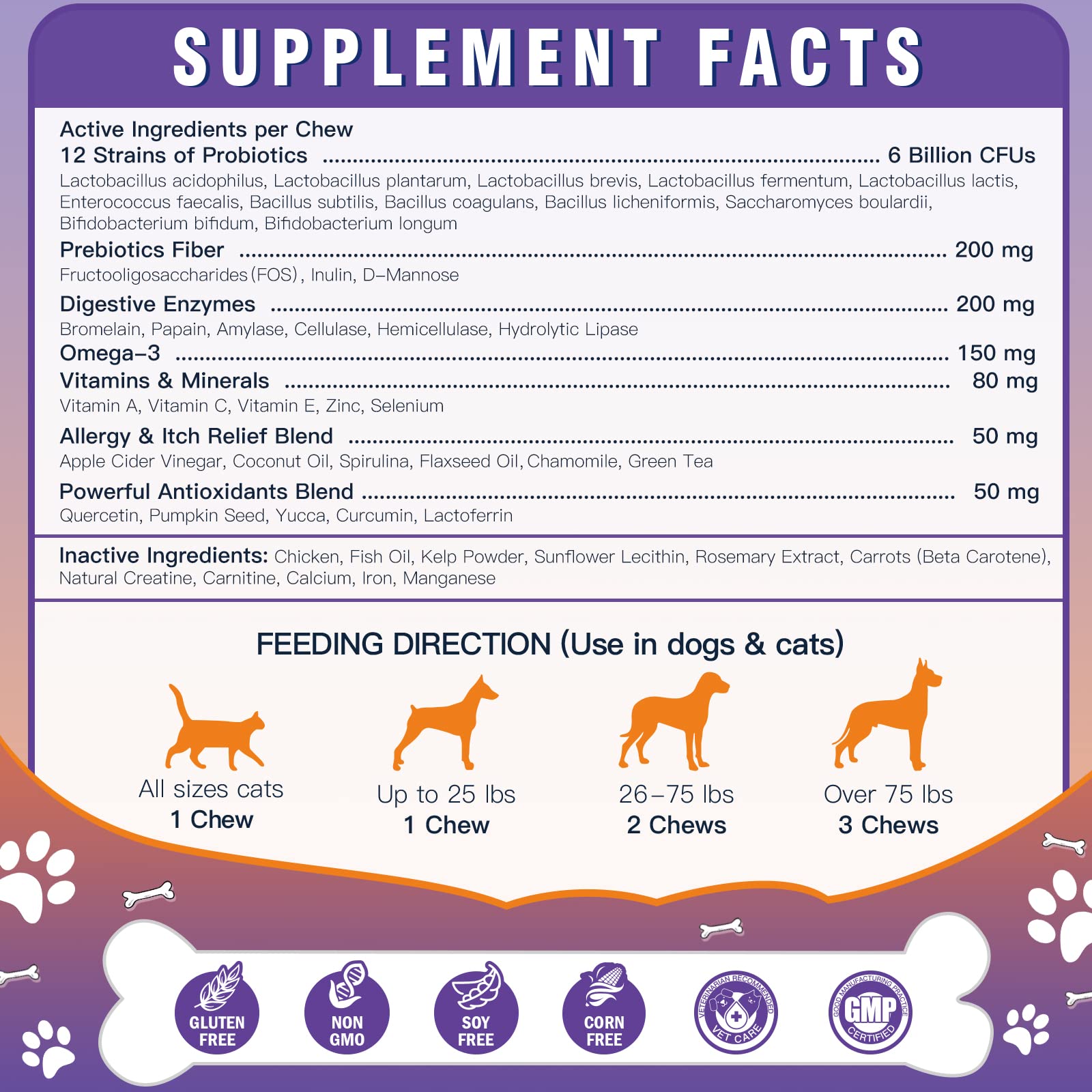DRFOSTER immune-support blend strengthens canine defenses with antioxidants and zinc.