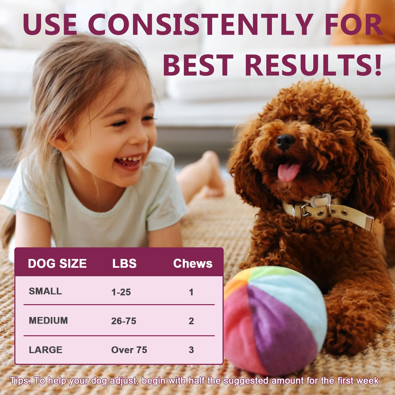 DRFOSTER PROBIOTICS FOR DOGS natural ingredients label underscores clean formula
