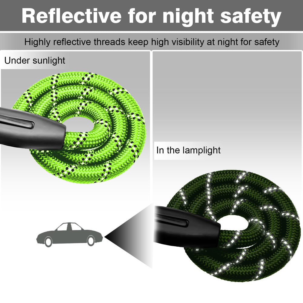 Drgxle leash central connector rotates 360 degrees to reduce tangles.
