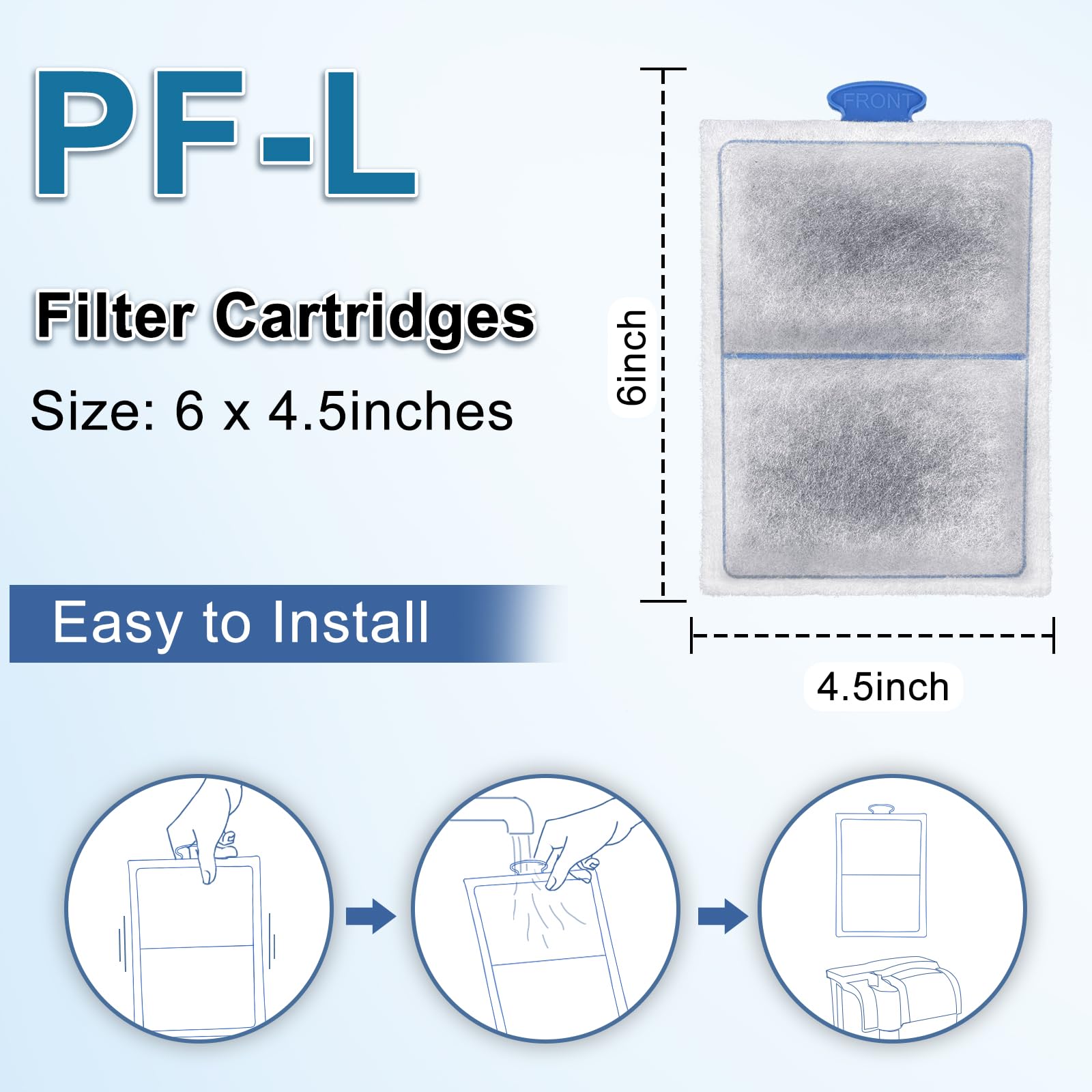Driamor activated carbon layer close-up highlighting impurity absorption