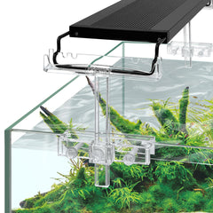 Driamor aquarium light riser bracket assembly provides balanced mounting for steady illumination