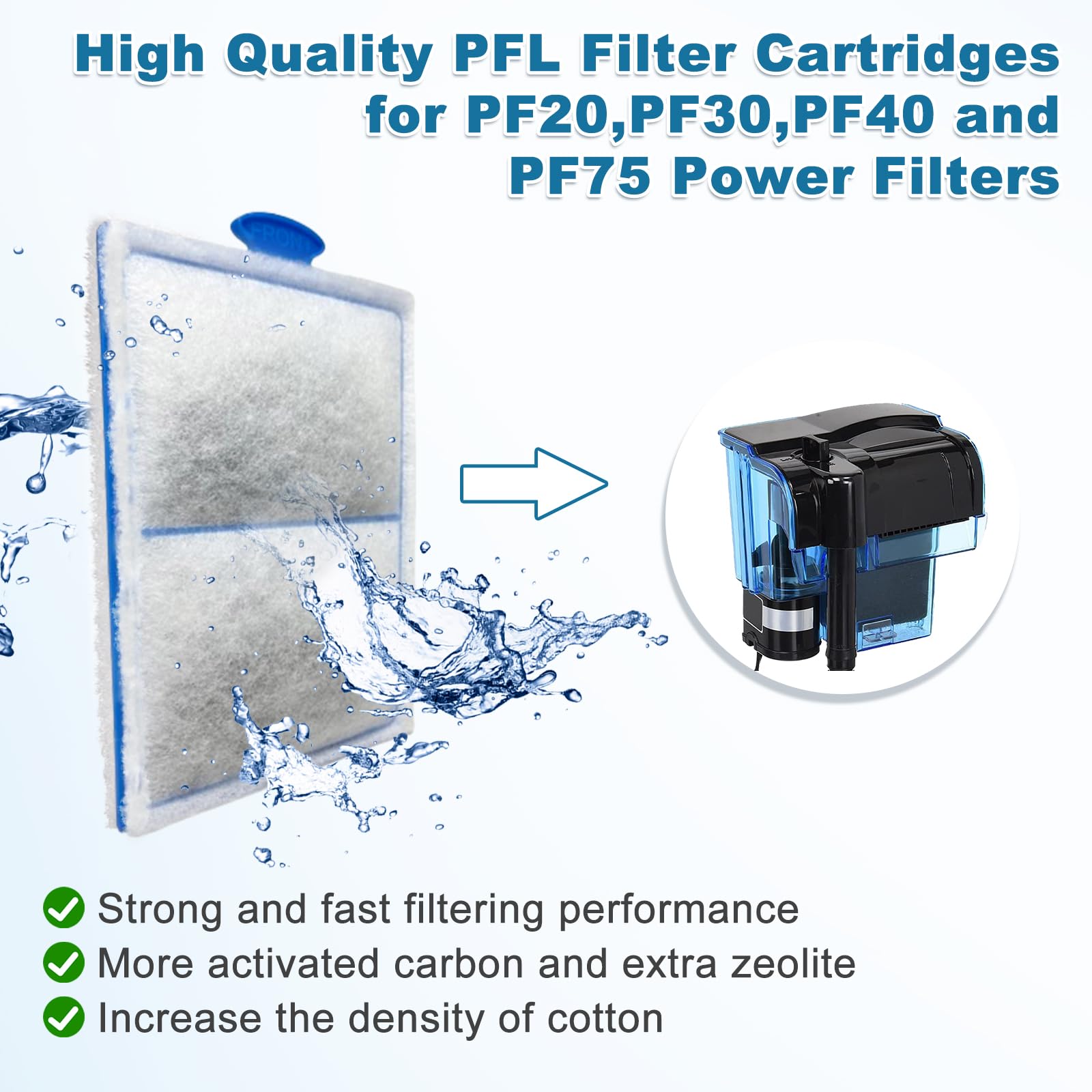 Driamor pf-l filter cartridge close-up showing its 6x4-5in size for easy fit