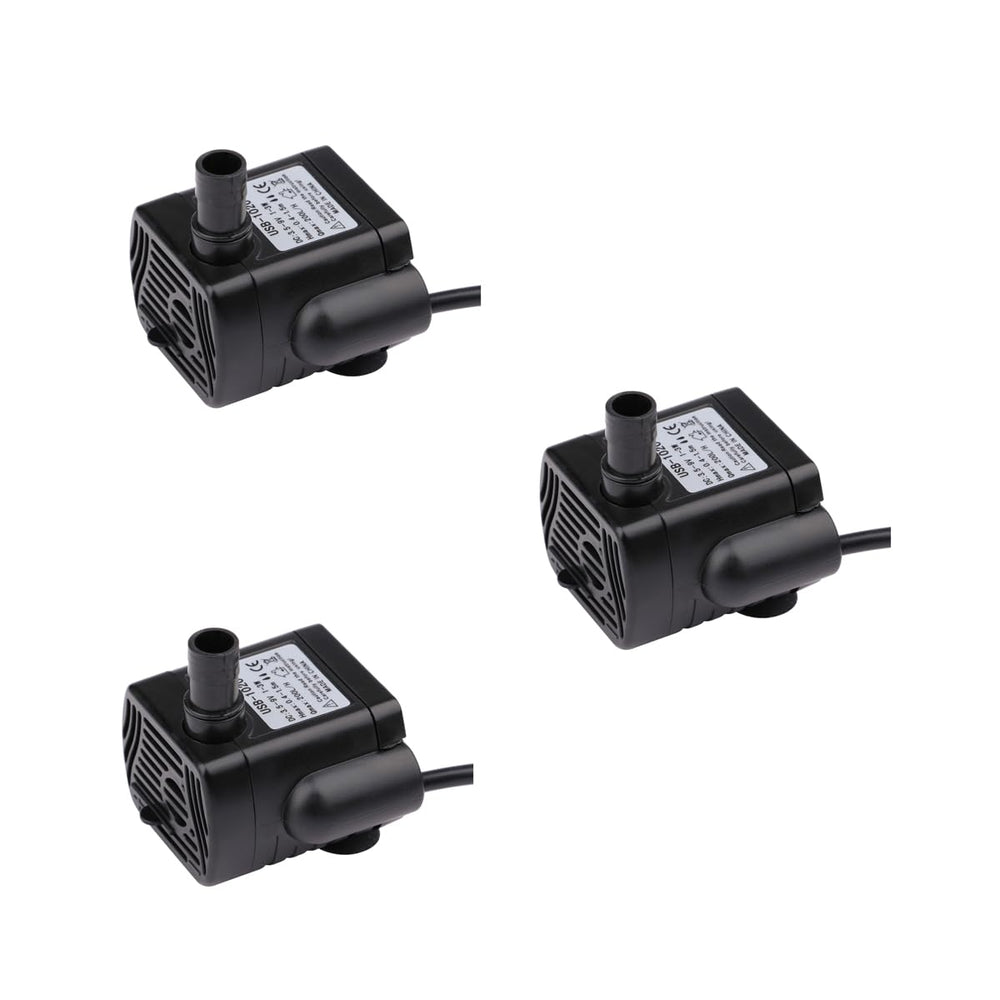 Driew 3W DC USB water pump front view shows compact, durable submersible design