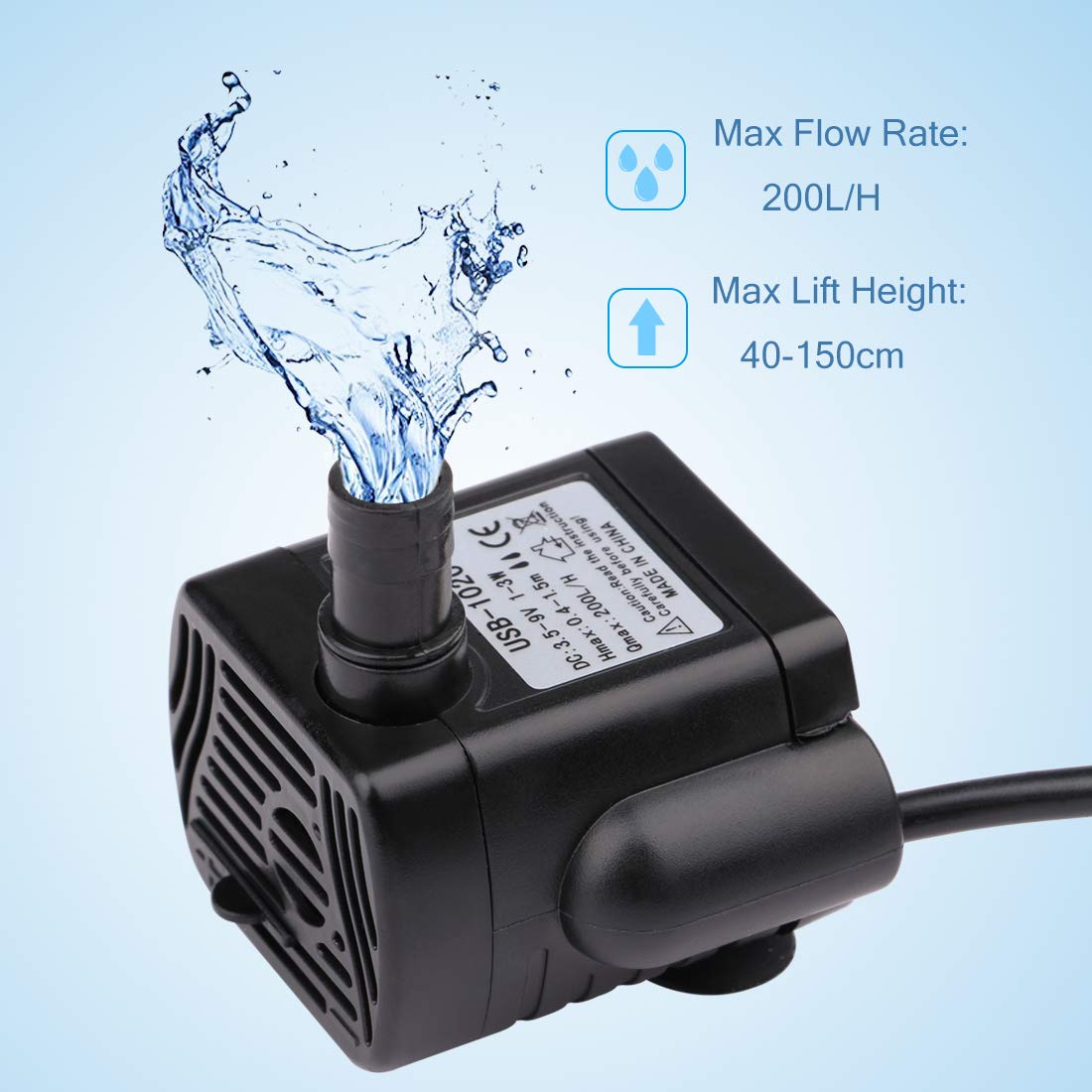 Reinforced ABS waterproof pump shell from Driew