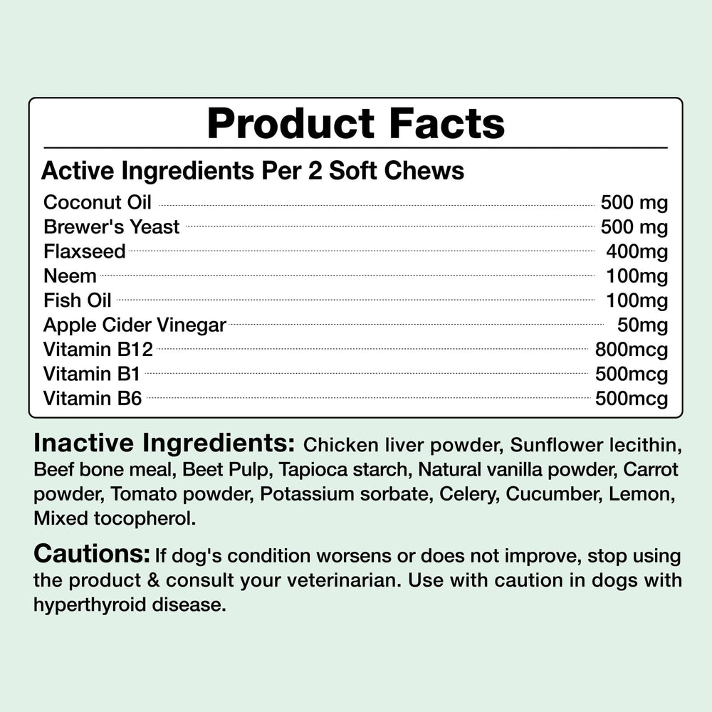 Drloton flea-tick chews suitable for all breeds communicates broad compatibility