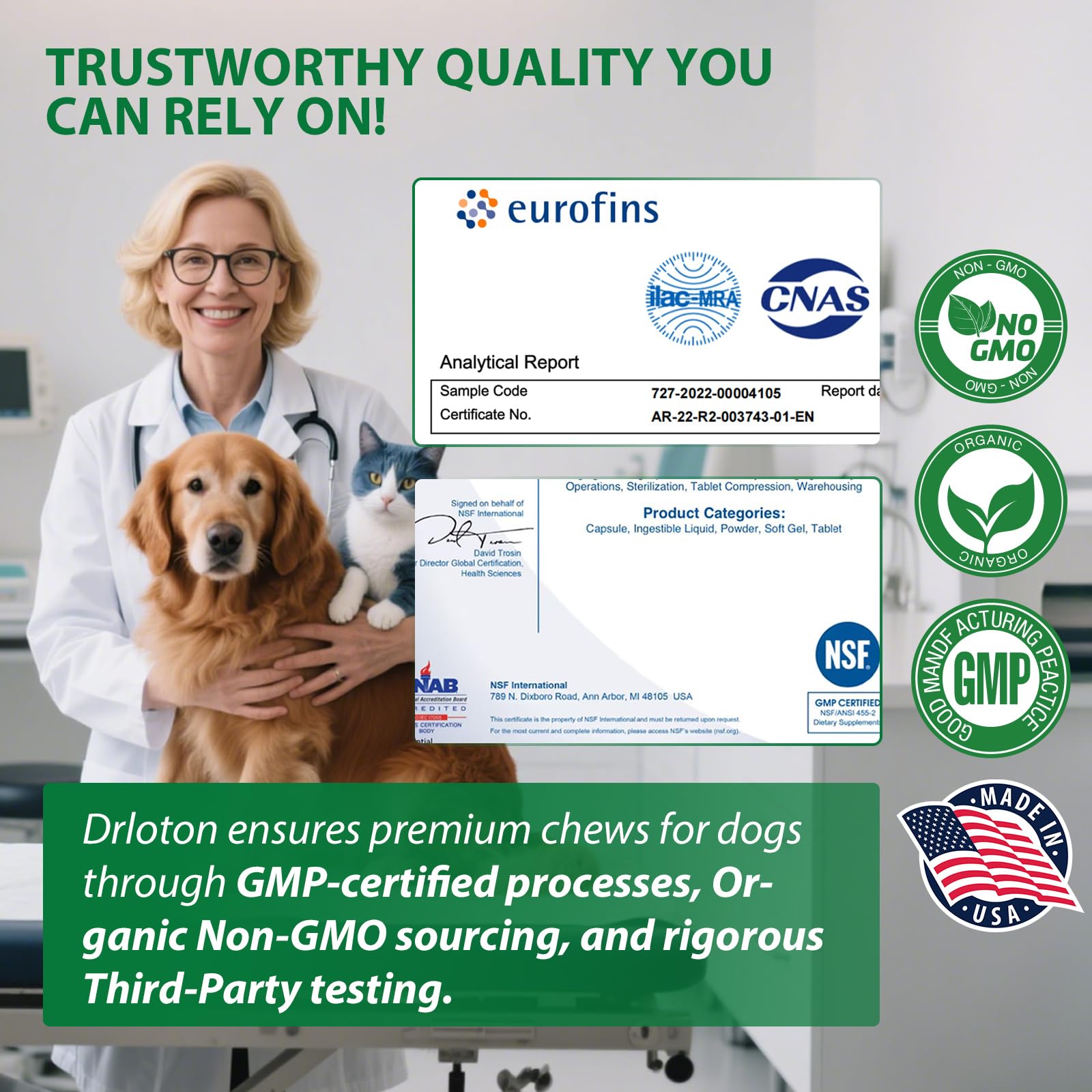 Drloton flea-tick chews chicken-flavor treats offer a tasty daily protection option