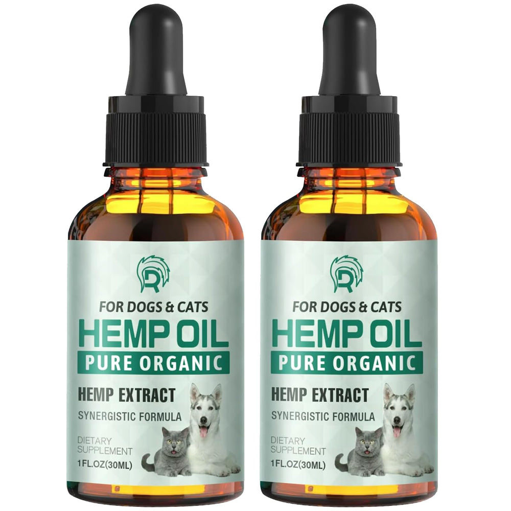 Drloton hemp oil bottle and dropper for easy daily calming support.