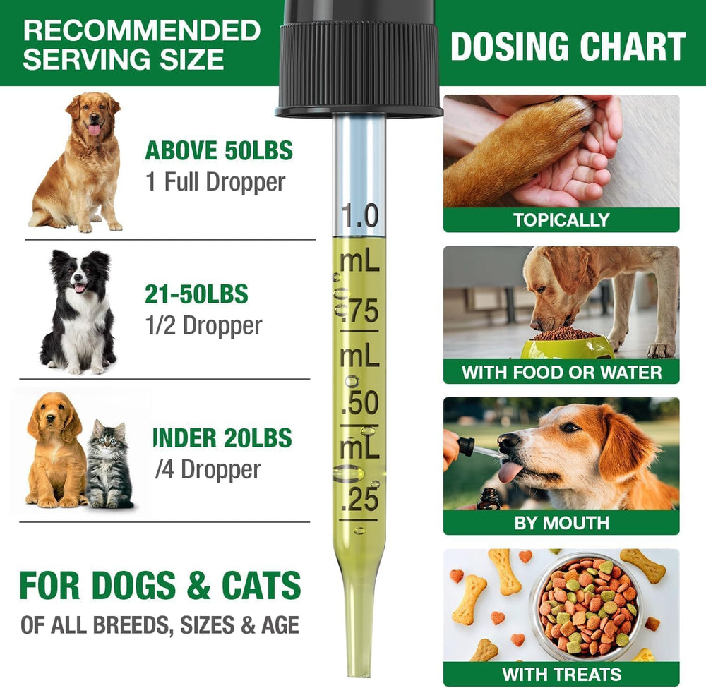 Drloton hemp oil bottle on sofa showcasing coat shine and relaxation for pets.