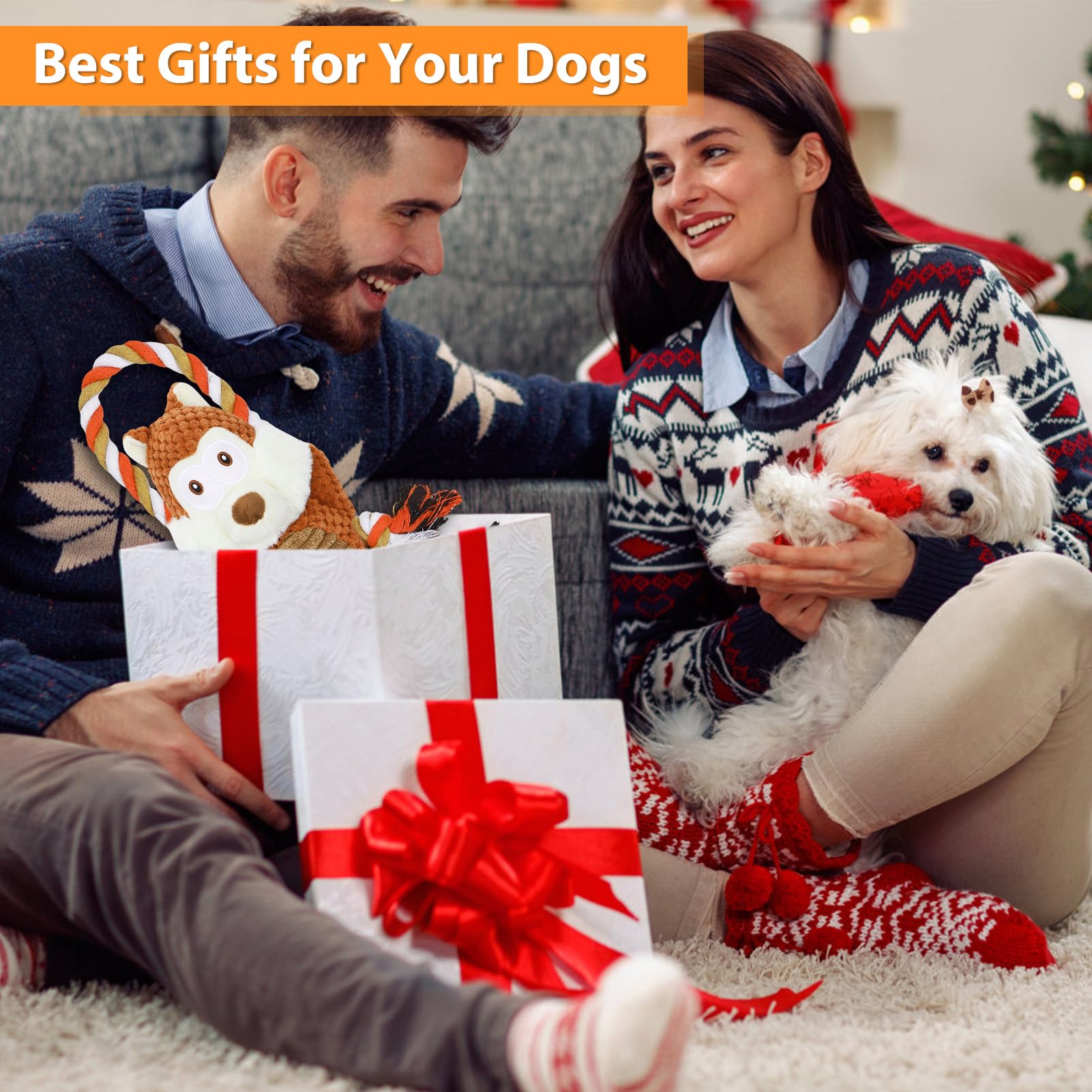 Drmstow bonding play rope toy enhances owner-pet connection during sessions