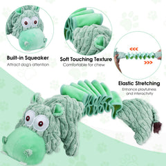 Drmstow interactive-dog-tug-toy-action demonstrates engaging tug-of-war for bonding.
