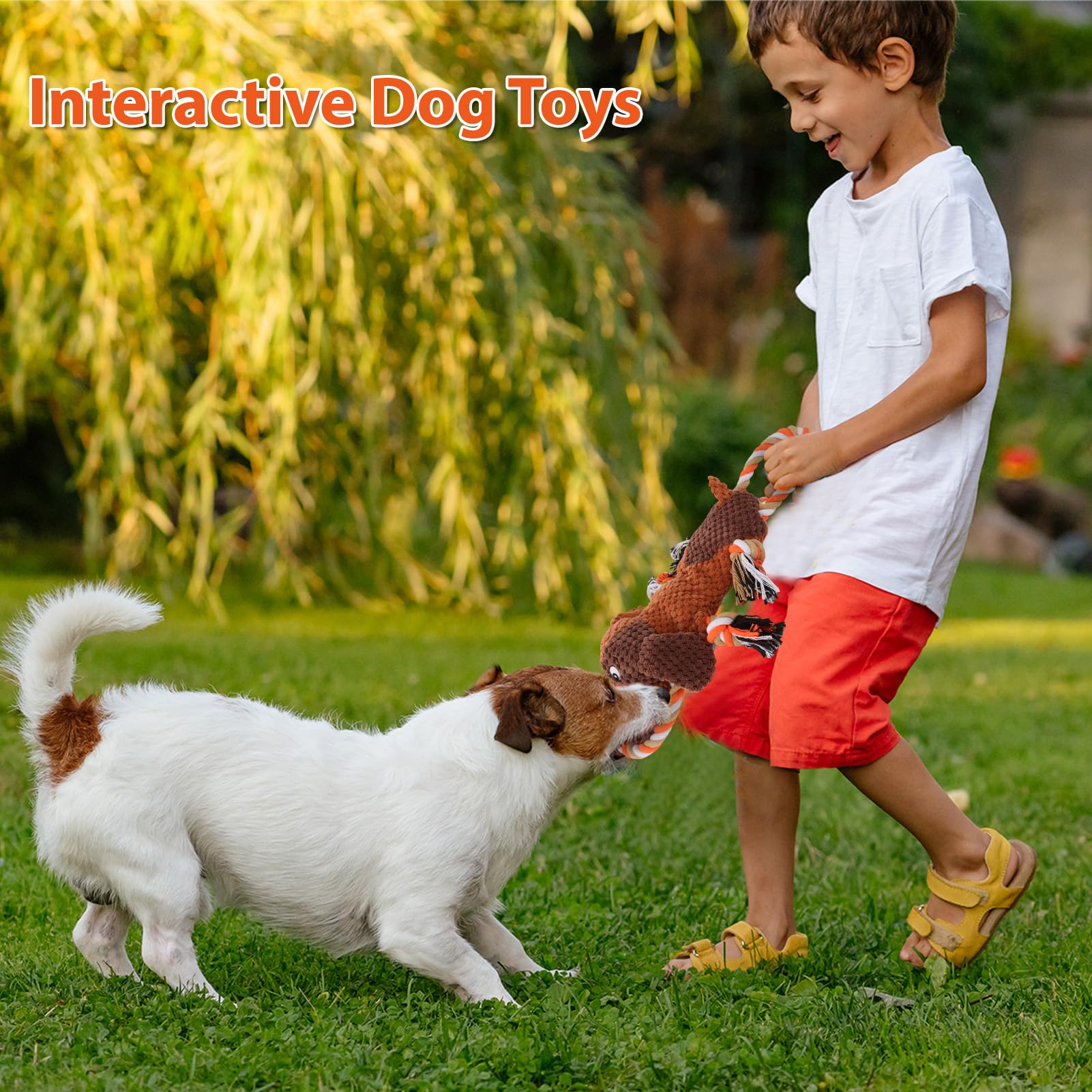 Drmstow juguete-perro hipoalergenico para masticación suave y juego diario.