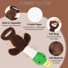 Drmstow plush duck toy retractable neck enables versatile play.