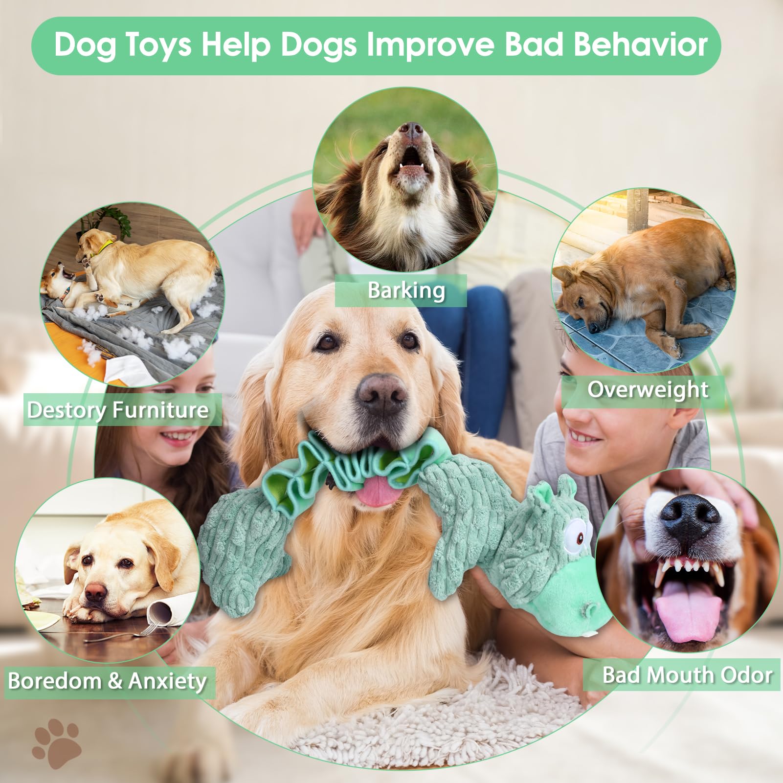 Drmstow-stress-relief-dog-toy-soft-texture offers calming moments during alone time.