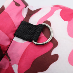 DroolingDog 4 Legs hood-up view emphasizes extra warmth and detachable hood