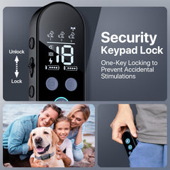 Drroon dog shock collar IP68 waterproof for all-weather training.