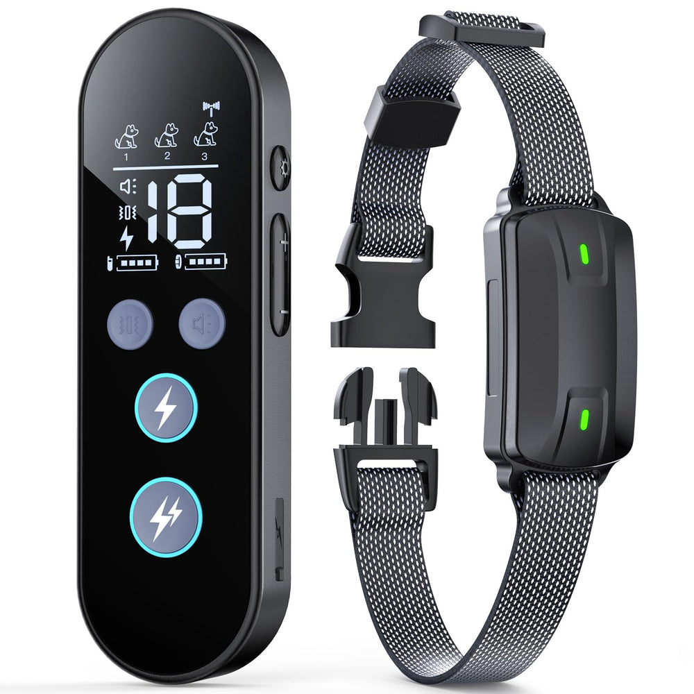 Drroon dog shock collar with remote control for precise obedience training.
