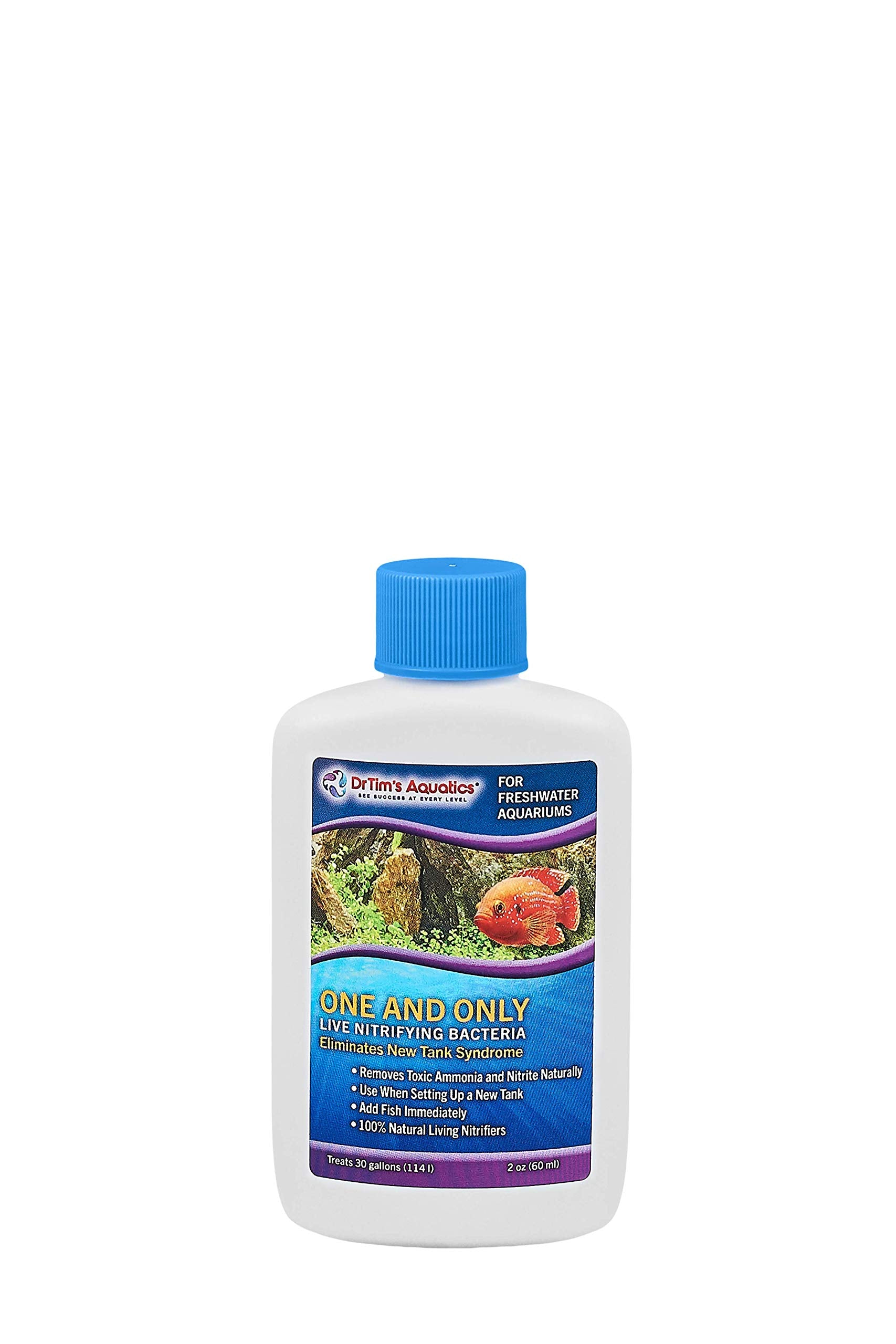 DrTim’s Aquatics One & Only bottle poured to kickstart freshwater cycling