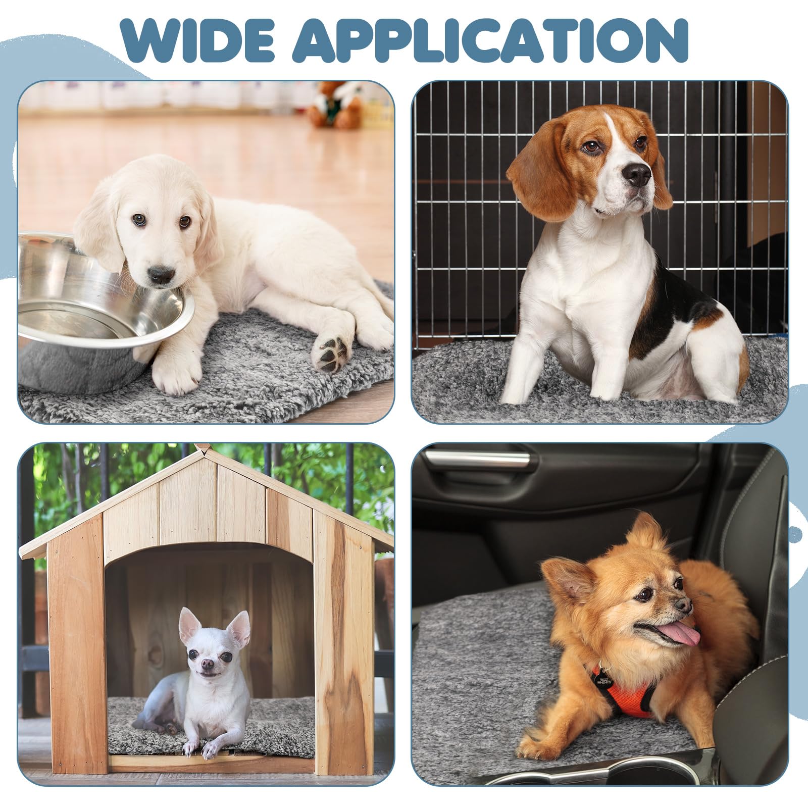 Drydiet anti-slip bottom detail ensures pads stay in place during pet rest.