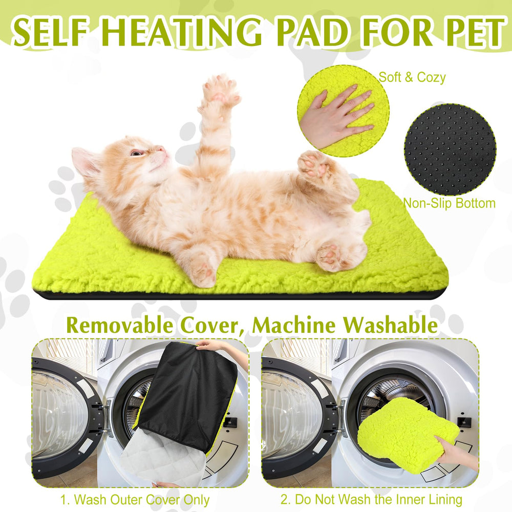 Drydiet cat pad anti-slip bottom keeps mat in place during naps